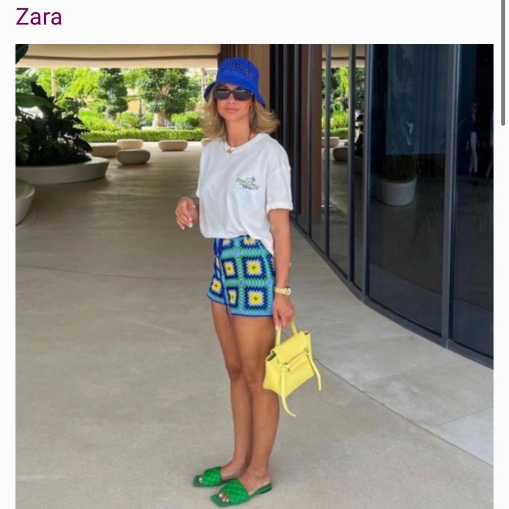 NWT Zara Crochet Shorts Size S